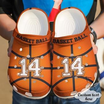 Basketball Personalized Ball Classic Clogs Shoes - Monsterry DE