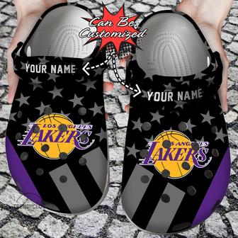 Basketball Personalized Los Angeles Flag Clog Shoes - Monsterry UK