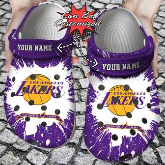 Basketball Personalized Los Angeles Team Clog Shoes - Monsterry UK