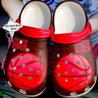 Basketball Personalized Neon Classic Clogs Shoes - Monsterry CA