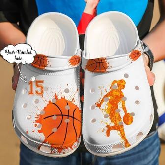 Basketball Personalized Passion V2 Classic Clogs Shoes - Monsterry