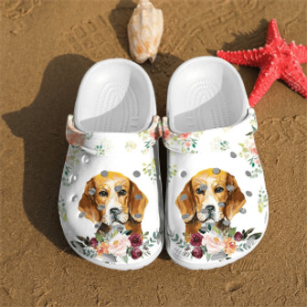 Beagle Shoes Clog Clogband Clogs Shoes For Men Women - Monsterry
