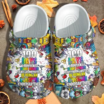 Being An Awesome Kindergartener Shoes Crocbland Clog Gift - Monsterry UK