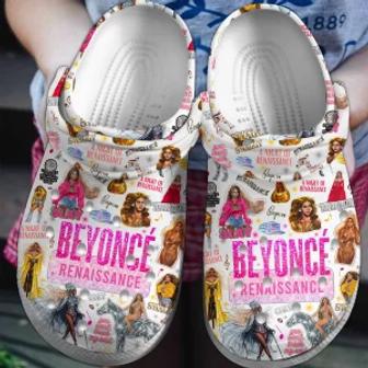 Beyonce Singer Music Crocs Crocband Clogs Shoes Custom Name For Men Women And Kids | Favorety