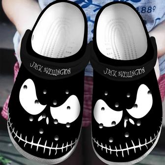 Black Jack Skellington Horror Movie Halloween Classic Clogs Shoes - Monsterry CA