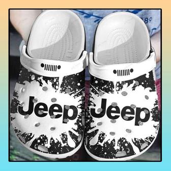 Black White Jeep Crocband Clog Shoes For Jeep Lover | Favorety