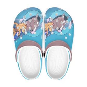 Bojack Horseman Cartoon Tv Series Crocs Crocband Clogs Shoes Custom Name For Men Women And Kids | Favorety UK