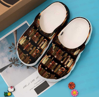 Book And Into The Bookstore I Go Classic Clogs Shoes - Monsterry