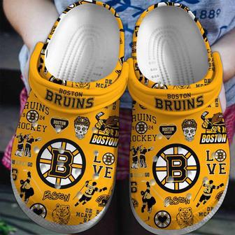 Boston Bruins Nhl Crocs Clogs Crocband Shoes | Favorety UK