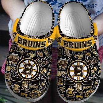 Boston Bruins Nhl Ice Hockey Sport Crocs Crocband Clogs Shoes | Favorety DE