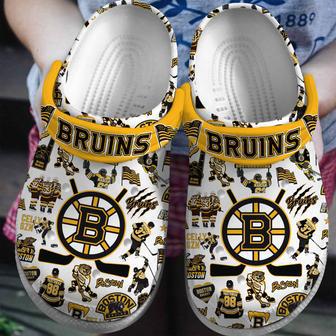 Boston Bruins Nhl Ice Hockey Sport Crocs Crocband Clogs Shoes | Favorety CA