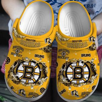 Boston Bruins Nhl Sport Crocs Crocband Clogs Shoes | Favorety CA