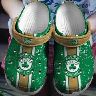 Boston Celtics Basketball Club Crocs Shoes Crocband Clogs Comfortable For Men Women | Favorety DE