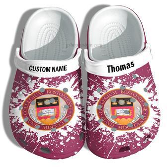 Boston College Graduation Gifts Croc Shoes Customize- Admission Gift Shoes | Favorety DE