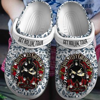 Brantley Gilbert Get Rollin' Tour Music Crocs Crocband Clogs Shoes | Favorety