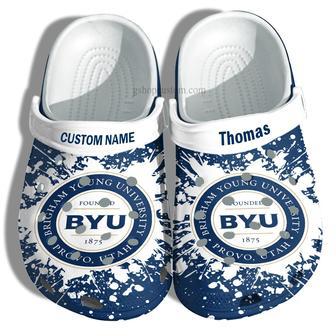 Brigham Young University Graduation Gifts Croc Shoes Customize- Admission Gift Shoes | Favorety DE