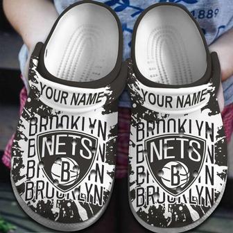 Brooklyn Nets Nba Basketball Sport Crocs Crocband Clogs Shoes | Favorety UK