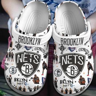 Brooklyn Nets Nba Basketball Sport Crocs Crocband Clogs Shoes | Favorety CA