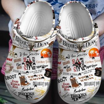 Brooks And Dunn Music Crocs Crocband Clogs Shoes | Favorety AU