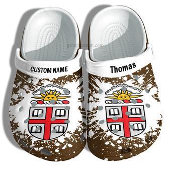 Brown University Graduation Gifts Croc Shoes Customize- Admission Gift Shoes | Favorety DE