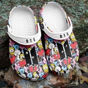 Bts Jungkook Pattern Clogs Crocband Crocs Shoes Comfortable For Men Women | Favorety CA