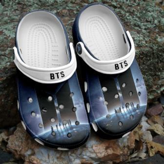 Bts Jungkook Pattern Clogs Crocs Shoes Crocband Comfortable For Men Women | Favorety AU