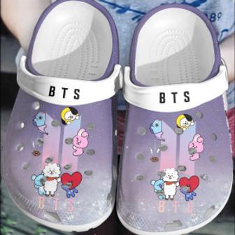 Bts Jungkook Pattern Crocband Clogs Comfortable Crocs Shoes For Men Women | Favorety UK