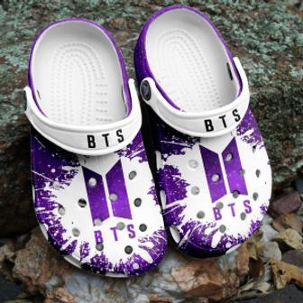 Bts Jungkook Pattern Crocband Clogs Comfortable Shoes Crocs For Men Women | Favorety