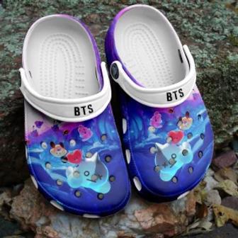 Bts Jungkook Pattern Crocband Crocs Shoes Comfortable Clogs For Men Women | Favorety