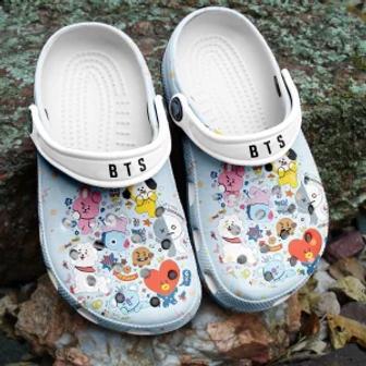 Bts Jungkook Pattern Crocband Shoes Clogs Crocs Comfortable For Men Women | Favorety CA