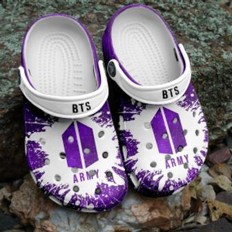 Bts Jungkook Pattern Crocband Shoes Comfortable Clogs Crocs For Men Women | Favorety CA