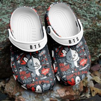 Bts Jungkook Pattern Crocband Shoes Comfortable Crocs Clogs For Men Women | Favorety CA