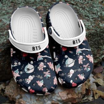 Bts Jungkook Pattern Crocs Clogs Shoes Crocband Comfortable For Men Women | Favorety AU