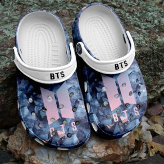 Bts Jungkook Pattern Crocs Comfortable Clogs Shoes Crocband For Men Women | Favorety