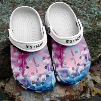 Bts Jungkook Pattern Crocs Comfortable Shoes Clogs Crocband For Men Women | Favorety CA