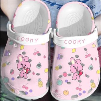 Bts Jungkook Pattern Crocs Shoes Clogs Comfortable Crocband For Men Women | Favorety