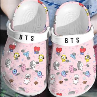 Bts Jungkook Pattern Crocs Shoes Crocband Comfortable Clogs For Men Women | Favorety UK