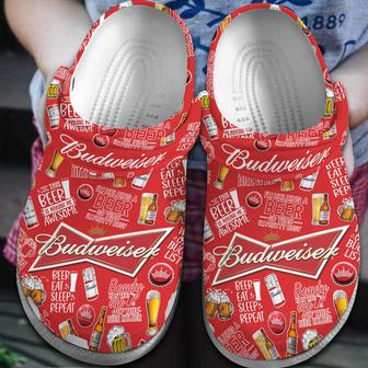 Budweiser Beer Crocs Crocband Clogs Shoes | Favorety