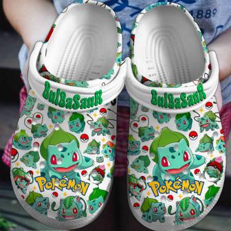 Bulbasaur Pokemon Cartoon Crocs Crocband Clogs Shoes | Favorety UK