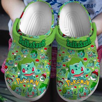 Bulbasaur Pokemon Cartoon Crocs Crocband Clogs Shoes | Favorety