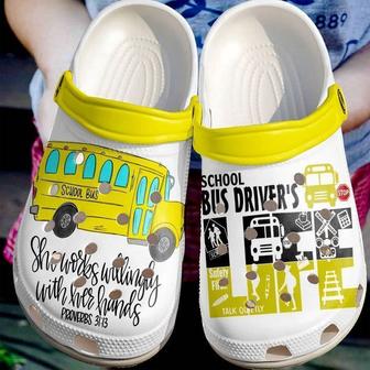 Bus Driver Life Classic Clogs Shoes - Monsterry CA
