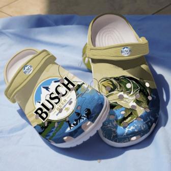 Busch Light Beer Clogs Crocband Crocs Shoes Comfortable For Men Women | Favorety UK