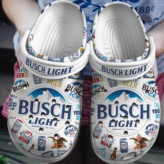 Busch Light Beer Crocs Crocband Clogs Shoes | Favorety