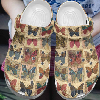 Butterfly Collection Clog Shoes - Butterflies Clog Gifts For Mother Day Grandma - Monsterry
