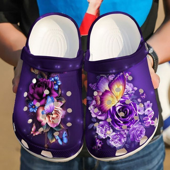 Butterfly Spirit Classic Clogs Shoes - Monsterry