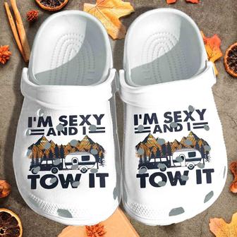 Camping Bus Shoes - Sexy And Tow It Clog Gift For Men Son - Monsterry UK