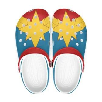 Captain Marvel Avengers Movie Crocs Crocband Clogs Shoes Custom Name For Men Women And Kids | Favorety