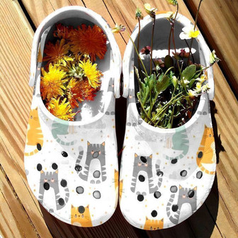 Cat Cats Are Cute Classic Clogs Shoes - Monsterry