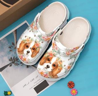 Cavalier King Spaniel Baby Classic Clogs Shoes - Monsterry
