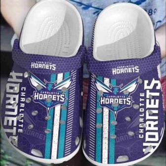 Charlotte Hornets Basketball Club Crocs Comfortable Clogs Shoes Crocband For Men Women | Favorety CA